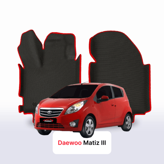 Autokoberce EVAMATS pro Daewoo Matiz 3 gen 2009-2016 rok HATCHBACK 5dv.