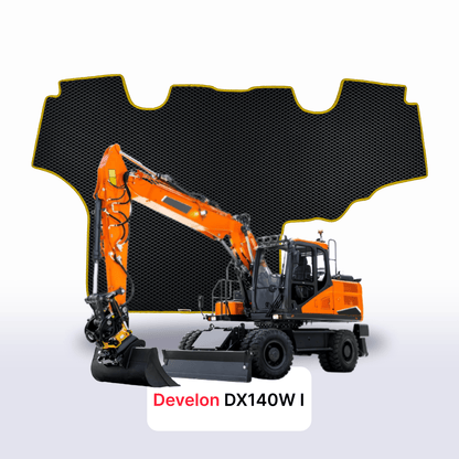 Autokoberce EVAMATS pro Develon DX140W 1 gen 2014-2028 r. BAGR