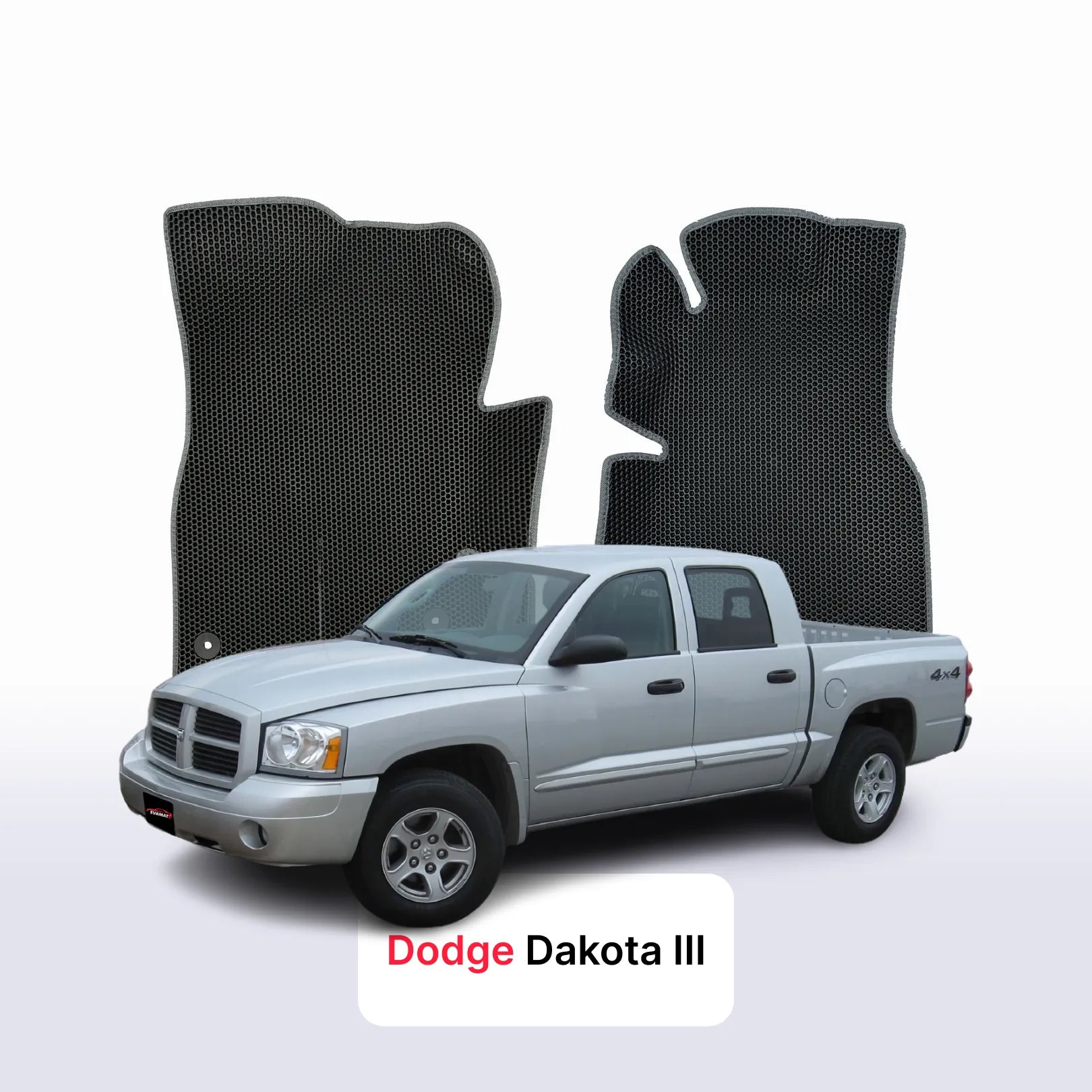 Autokoberce EVAMATS pro Dodge Dakota 3 gen 2004-2011 r. Pick-Up Dvojkabina