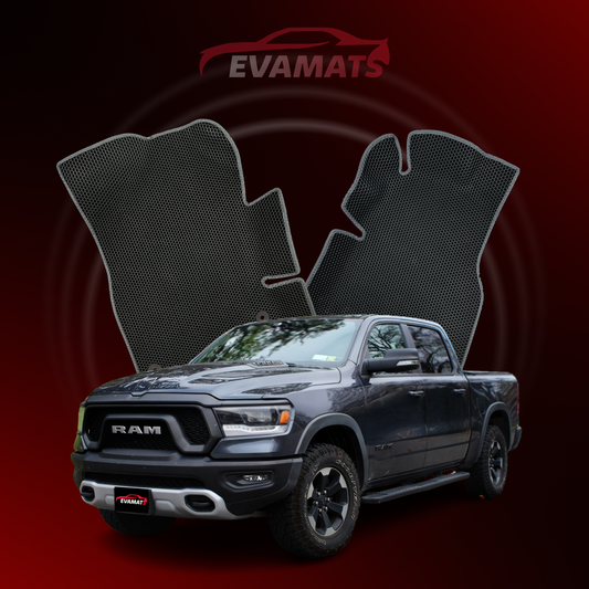 Autokoberce EVAMATS pro Dodge RAM 5 gen 2019-2024 rok PICK-UP dvoukabina