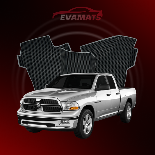 Autokoberce EVAMATS pro Dodge RAM(DSDJ) 4 gen 2008-2019 rok PICK-UP jedna a půl kabina