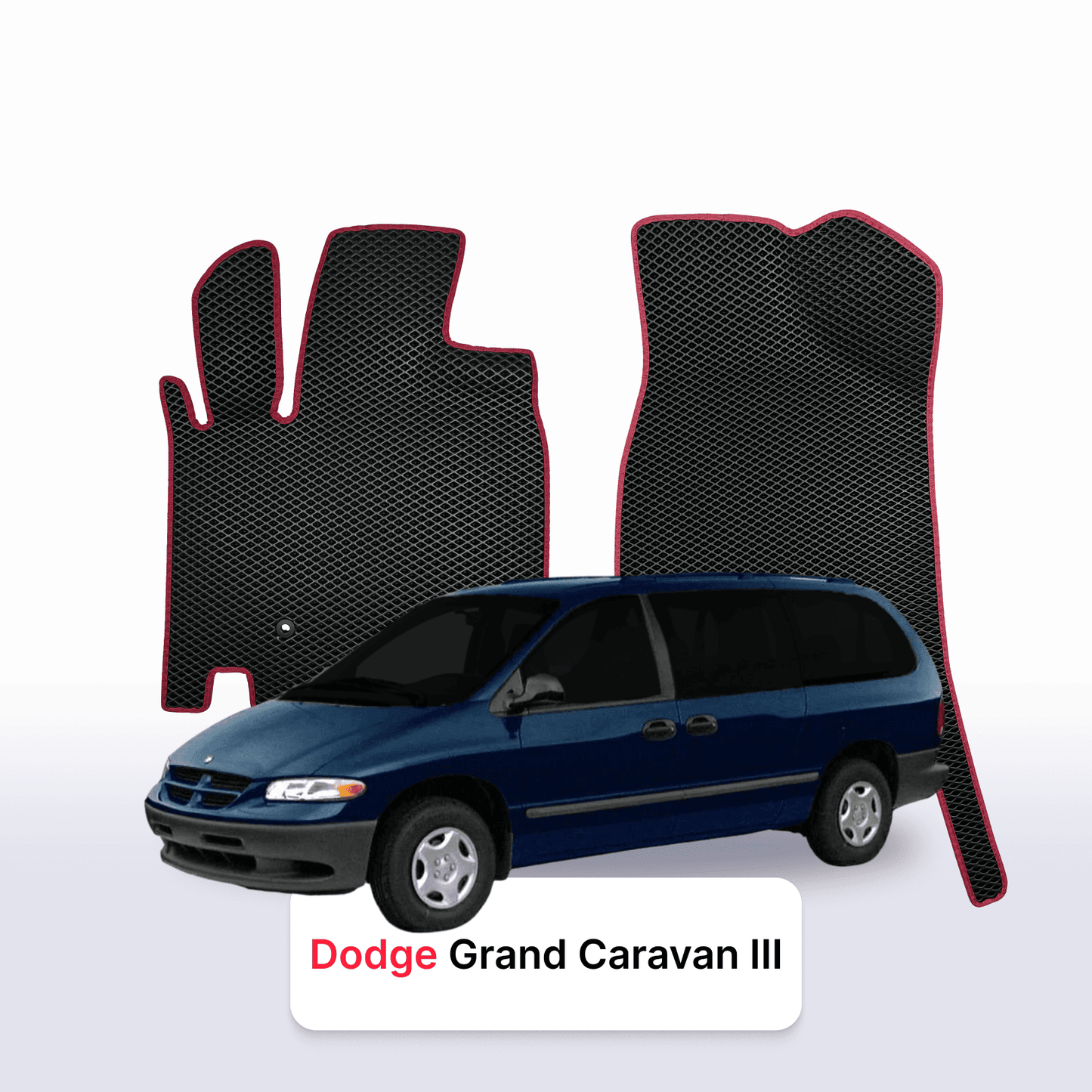 Autokoberce EVAMATS pro Dodge Grand Caravan 3 gen 1995-2000 rok MINIVAN