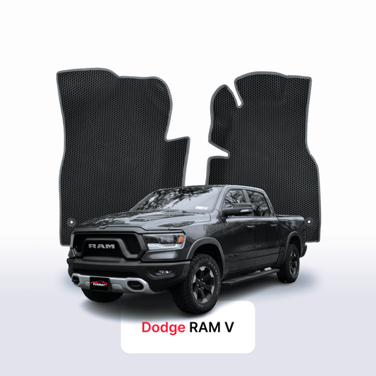Autokoberce EVAMATS pro Dodge RAM 5 gen 2019-2024 rok PICK-UP dvoukabina