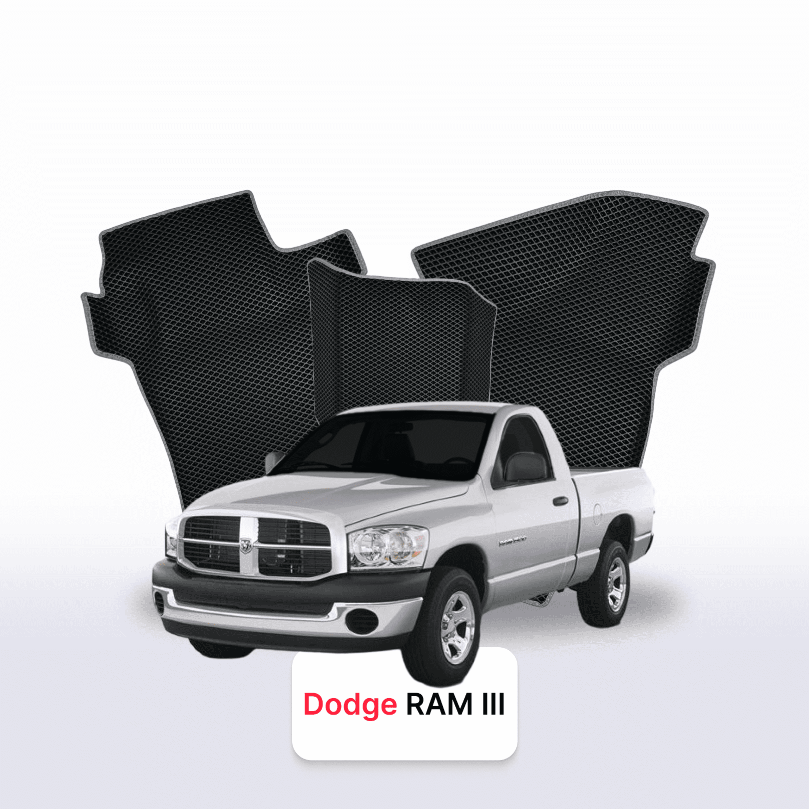 Autokoberce EVA pro Dodge RAM(DRDH) 3 gen 2001-2009 r. PICK-UP jednokabina