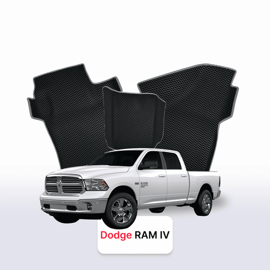 Autokoberce EVAMATS pro Dodge RAM(DSDJ) 4 gen 2008-2019 rok PICK-UP dvoukabina