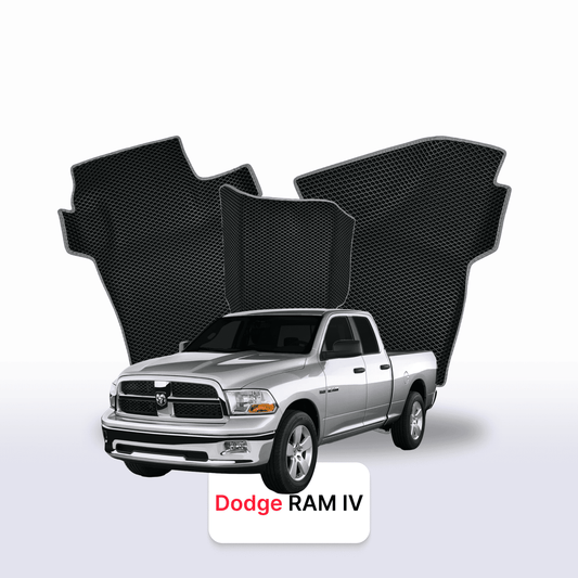Autokoberce EVAMATS pro Dodge RAM(DSDJ) 4 gen 2008-2019 rok PICK-UP jedna a půl kabina