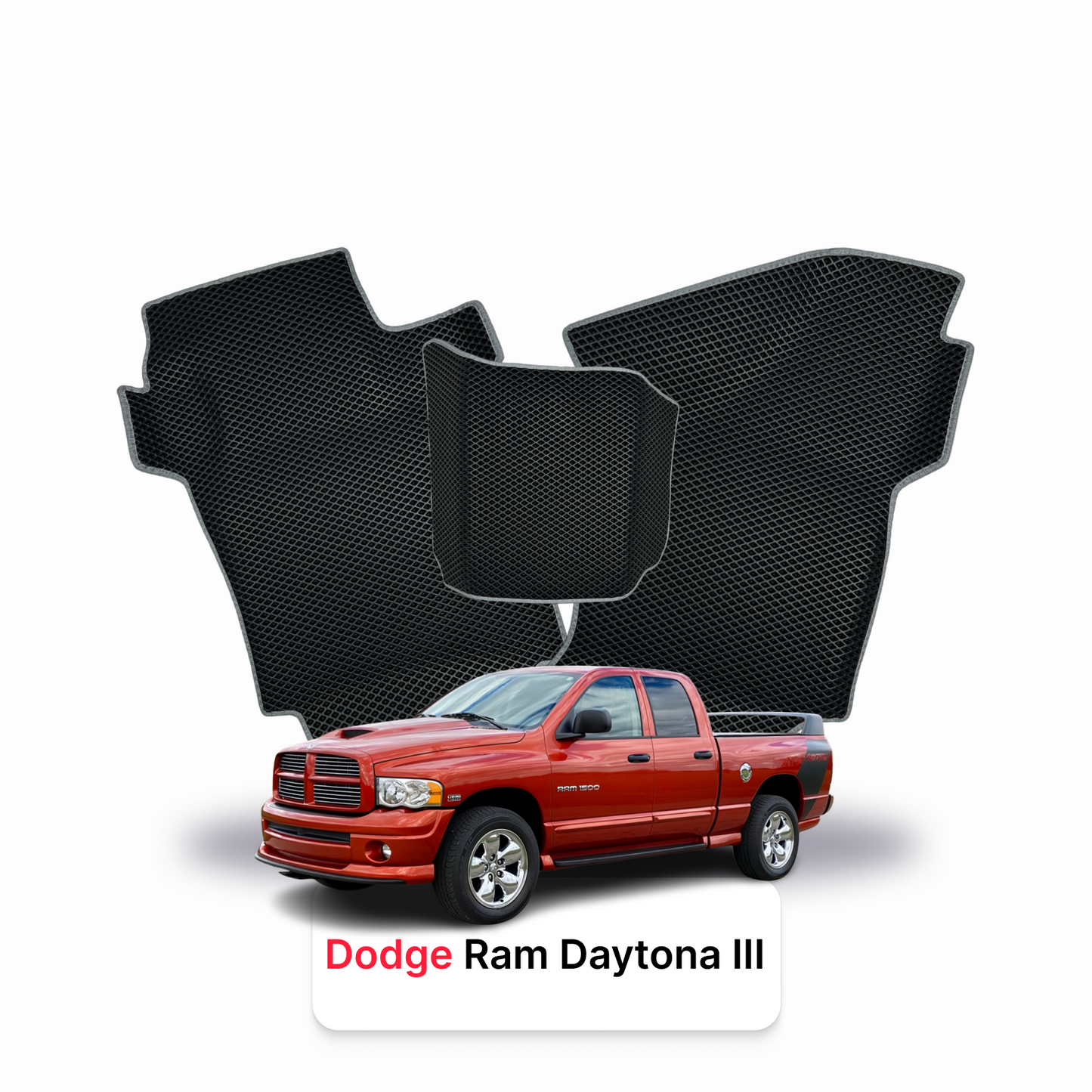 Autokoberce EVA pro Dodge RAM Daytona 3 gen 2005-2009 r. PICK-UP  dvojkabina