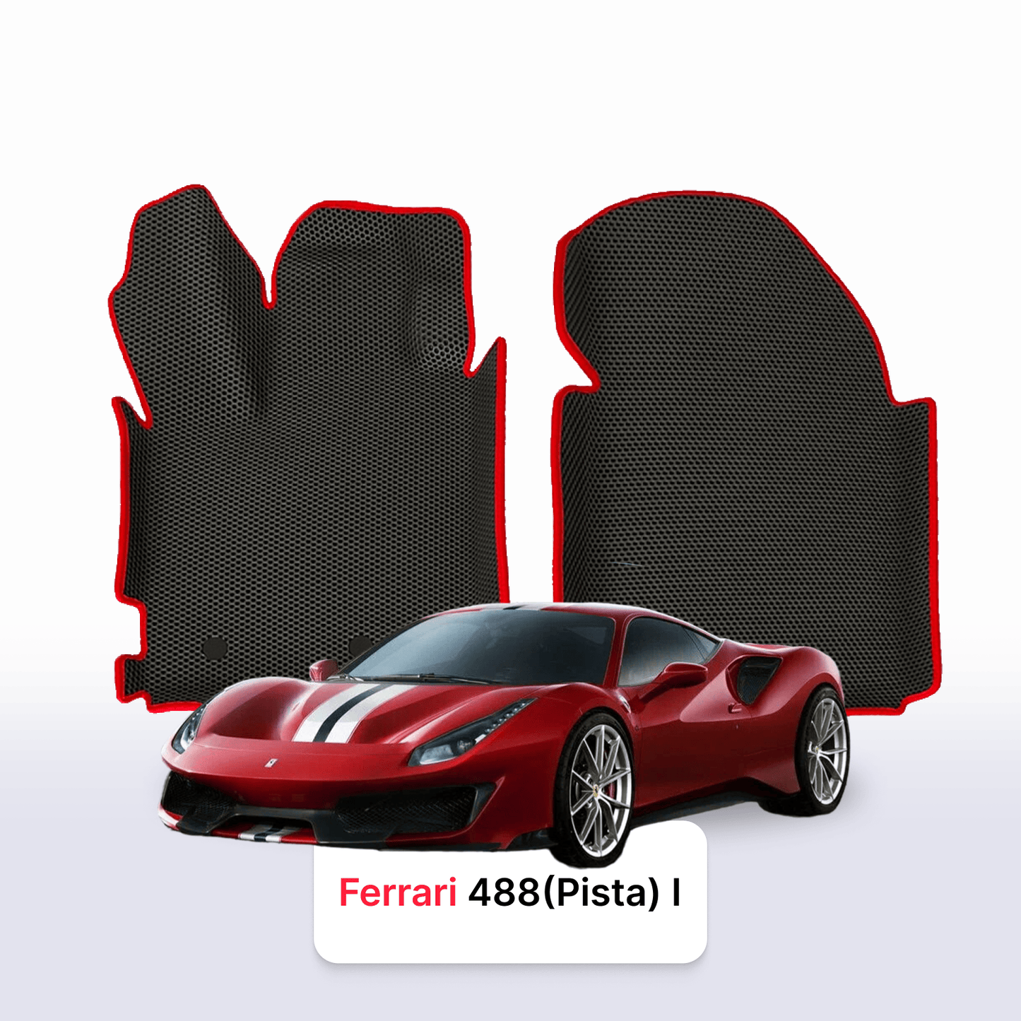 Autokoberce EVAMATS pro Ferrari 488 (Pista) 1 gen 2015-2019 rok COUPE