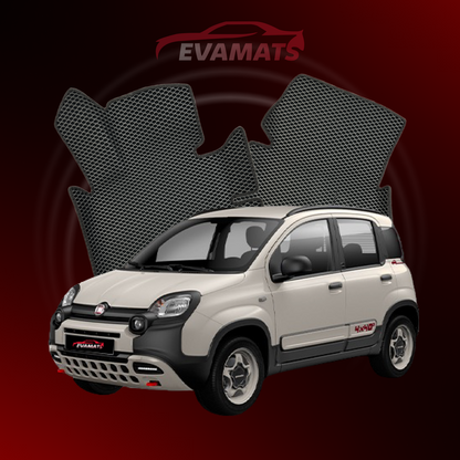Autokoberce EVAMATS pro Fiat Panda (Cross) 3 gen 2011-2023 rok HATCHBACK 5 dveří