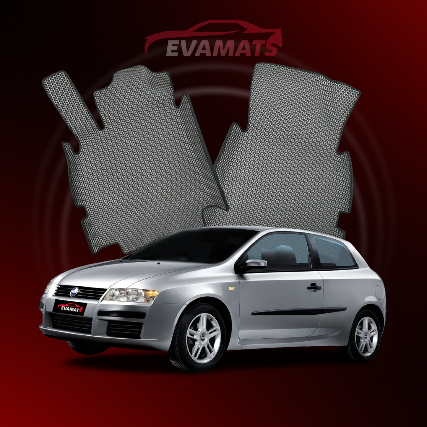 Autokoberce EVAMATS pro Fiat Stilo 1. gen 2001-2007 rok HATCHBACK 5 dveří