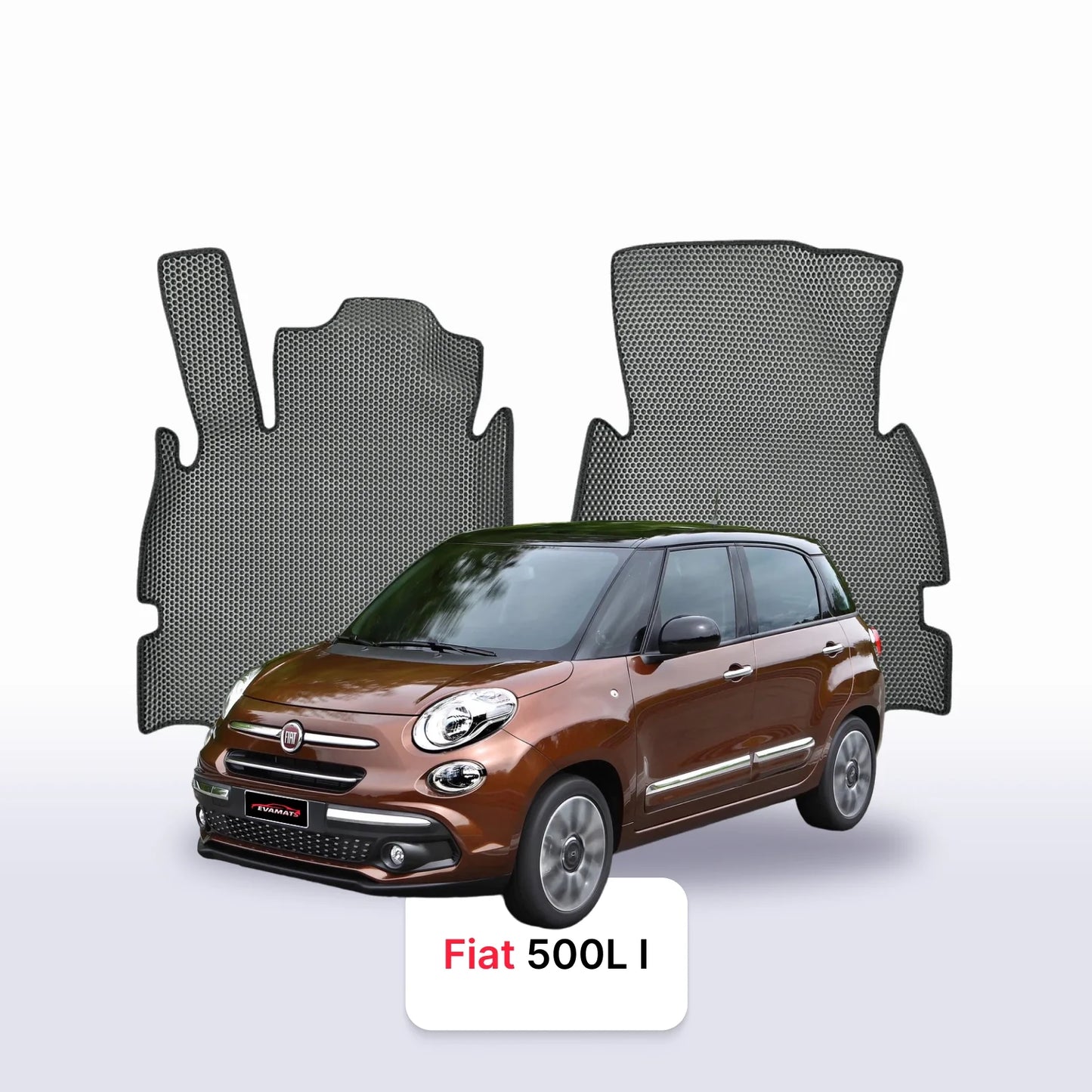 Autokoberce EVAMATS pro Fiat 500L 1. generace 2012-2023 rok MINIVAN