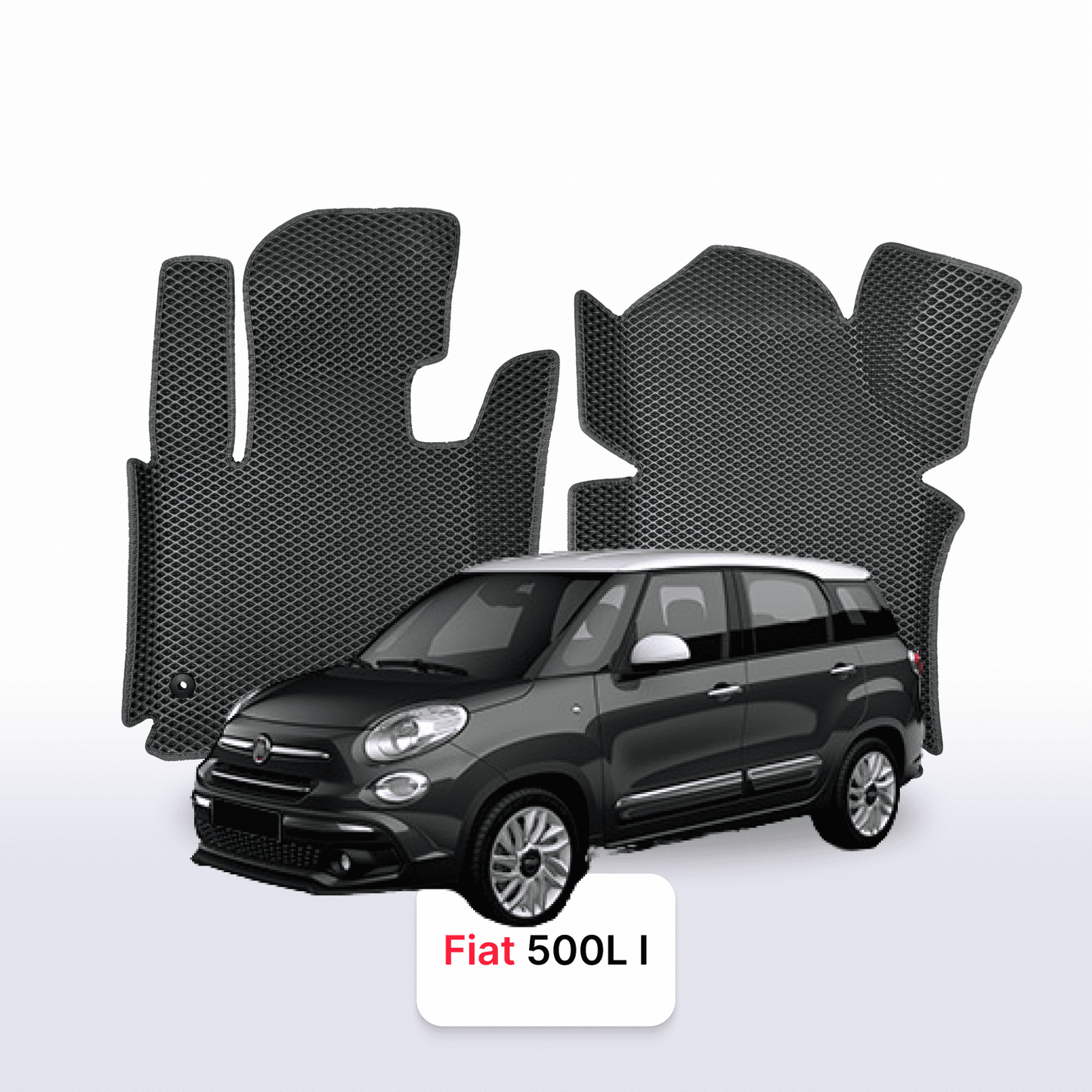 Autokoberce EVAMATS pro Fiat 500L(Living) 1.gen 2012-2017 rok MINIVAN