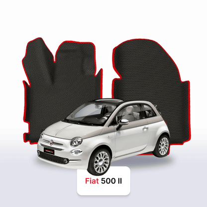 Autokoberce EVA pro Fiat 500 2 gen 2007-2024 r. HATCHBACK 3 dveře KABRIOLET