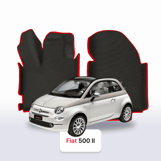 Autokoberce EVA pro Fiat 500 2 gen 2007-2024 r. HATCHBACK 3 dveře KABRIOLET