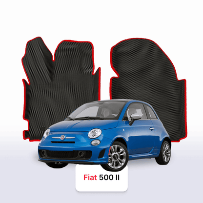Autokoberce EVAMATS pro Fiat 500 2nd gen 2007-2020 rok HATCHBACK 3 dveře