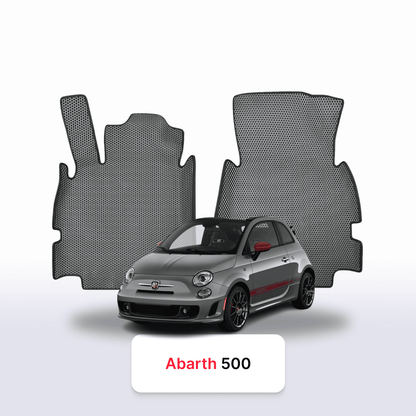 Autokoberce EVA pro Fiat 500(Abarth) 2 gen 2007-2024 r. HATCHBACK 3 dveře KABRIOLET