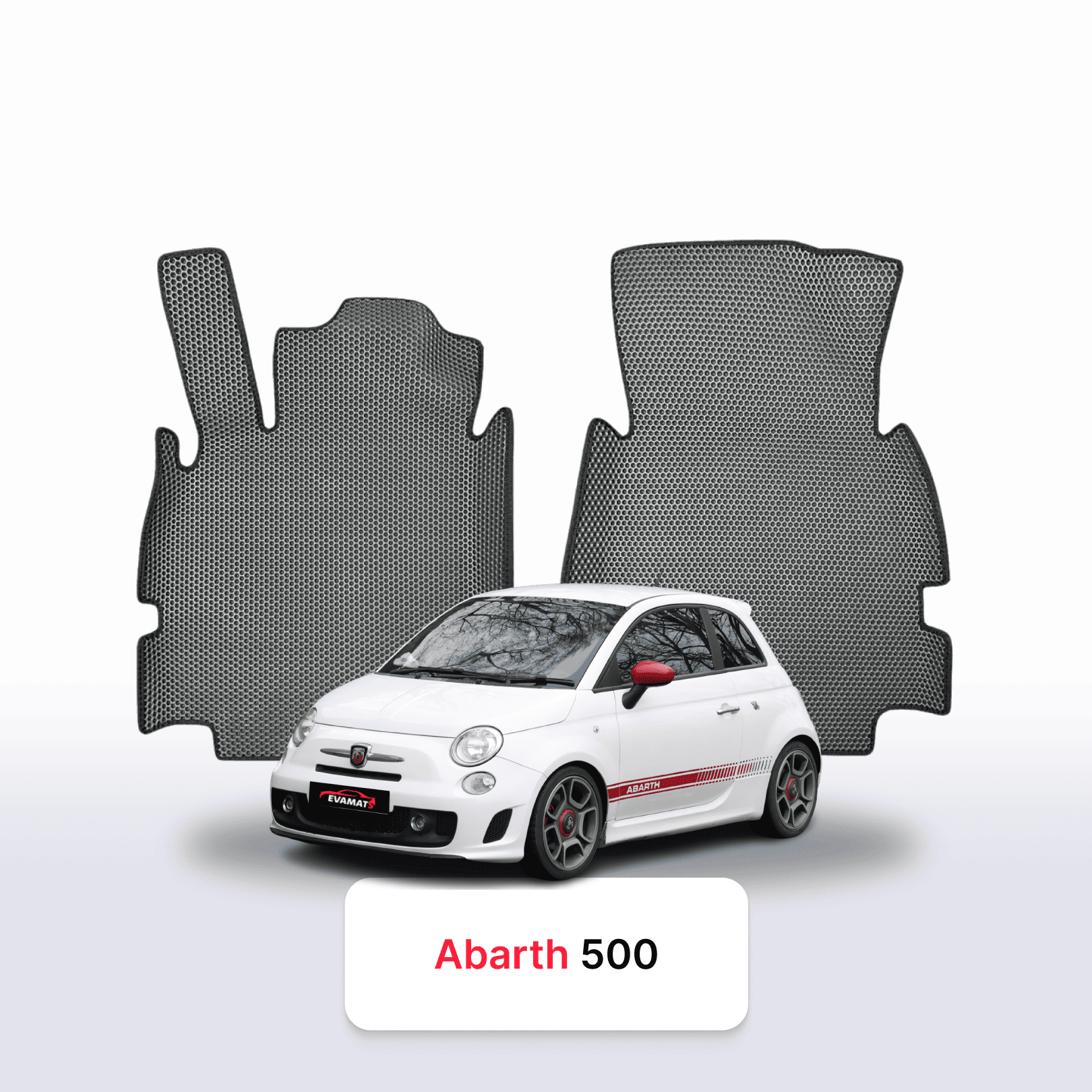 Autokoberce EVA pro Fiat 500(Abarth) 2 gen 2007-2024 r. HATCHBACK 3 dveře