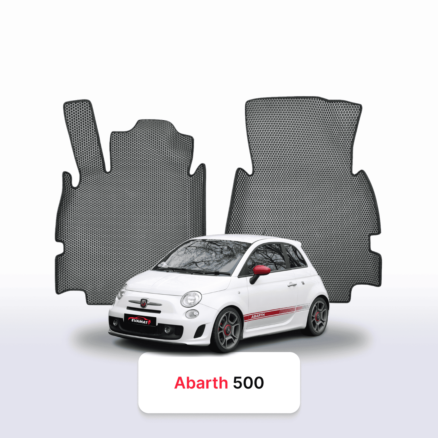 Autokoberce EVAMATS pro Fiat 500(Abarth) 2 gen 2007-2020 rok HATCHBACK 3 dveře