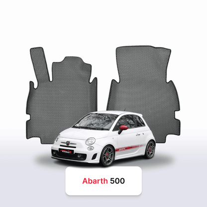 Autokoberce EVAMATS pro Fiat 500(Abarth) 2 gen 2007-2020 rok HATCHBACK 3 dveře