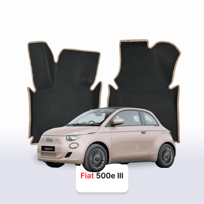 Autokoberce EVAMATS pro Fiat 500 3 gen 2020-2023 rok Electro HATCHBACK 3 dveře CONVERTIBLE