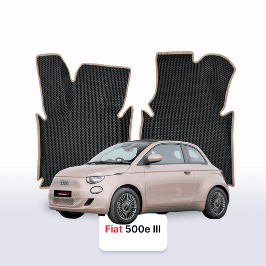 Autokoberce EVAMATS pro Fiat 500 3 gen 2020-2023 rok Electro HATCHBACK 3 dveře CONVERTIBLE