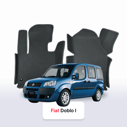 Autokoberce EVAMATS pro Fiat Doblo 1. generace 2000-2015 MINIVAN
