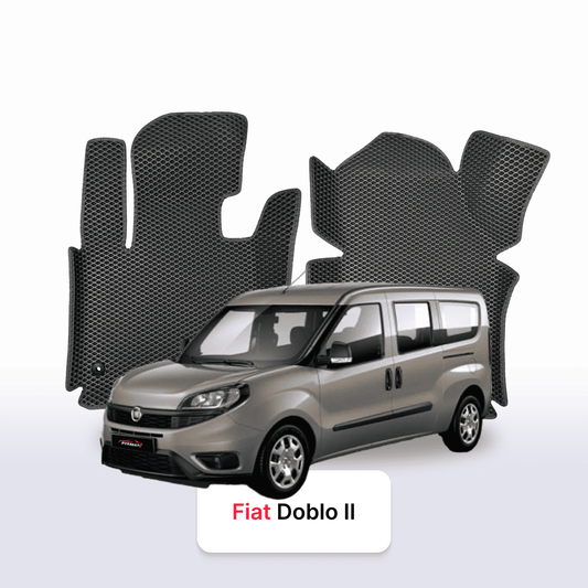 Autokoberce EVAMATS pro Fiat Doblo 2. generace 2015-2023 rok LONG MINIVAN