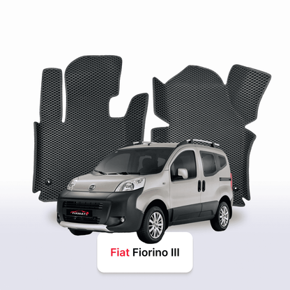 Autokoberce EVAMATS pro Fiat Fiorino 3 gen 2007-2023 MINIVAN
