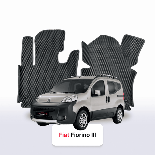 Autokoberce EVAMATS pro Fiat Fiorino 3 gen 2007-2023 MINIVAN