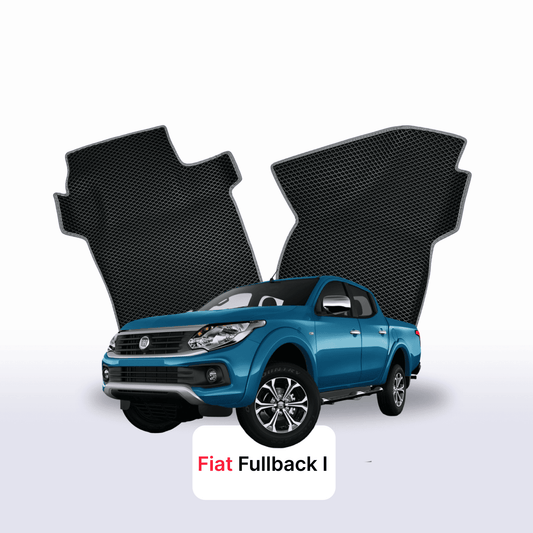 Autokoberce EVAMATS pro Fiat Fullback 1. generace 2016-2020 rok PICK-UP s dvojitou kabinou
