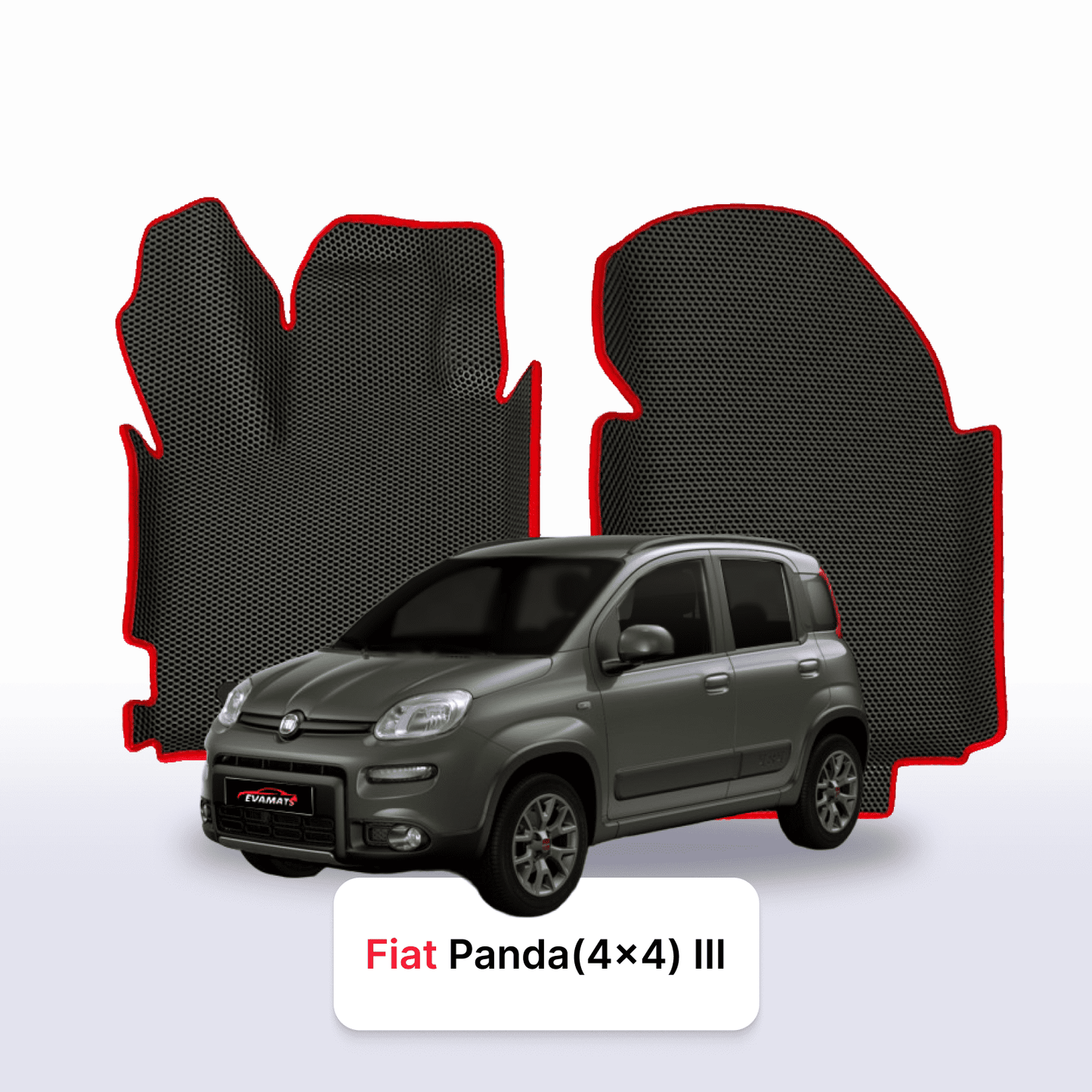 Autokoberce EVAMATS pro Fiat Panda (4x4) 3 gen 2011-2023 rok HATCHBACK 5 dveří