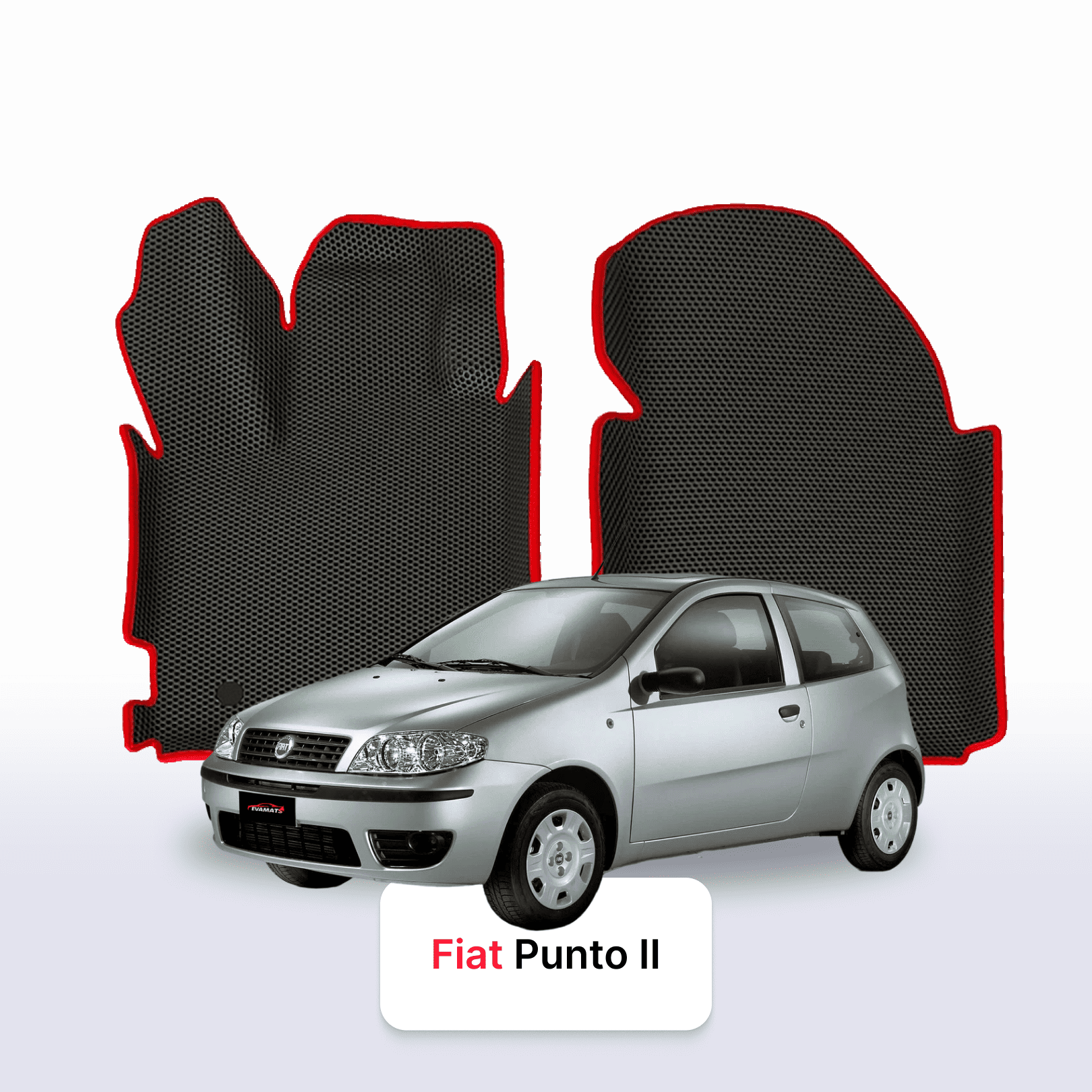 Autokoberce EVA pro Fiat Punto 2 gen 1999-2011 r. HATCHBACK 3 dveře