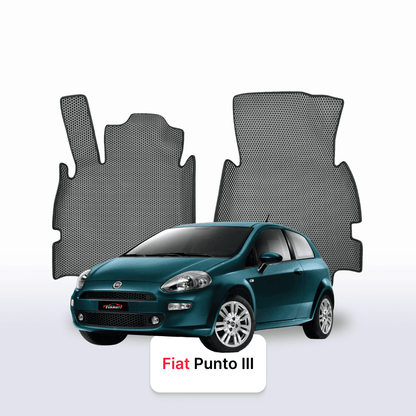 Autokoberce EVAMATS pro Fiat Punto 3 gen 2012-2018 rok HATCHBACK 3 dveře