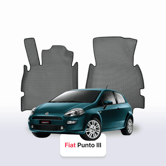 Autokoberce EVAMATS pro Fiat Punto 3 gen 2012-2018 rok HATCHBACK 3 dveře