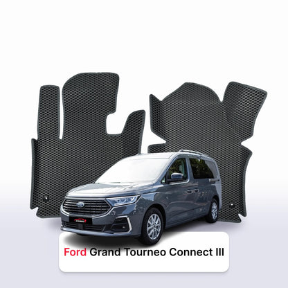 Autokoberce EVA pro Ford Grand Tourneo Connect 3 gen 2021-2027 r. MINIVAN 7  míst