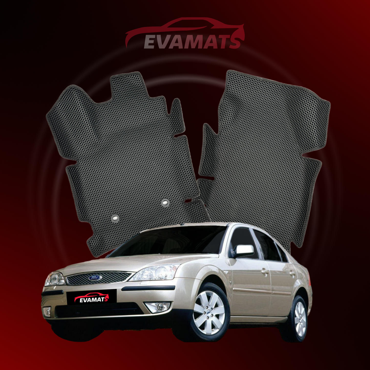 Autokoberce EVAMATS pro Ford Mondeo 3 gen 2000-2007 rok LIFTBACK