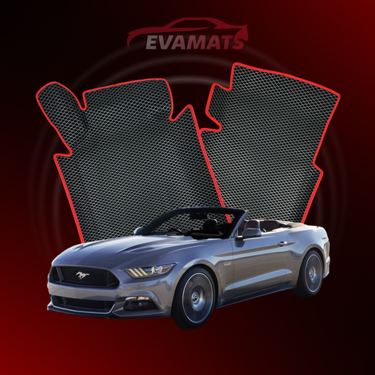 Autokoberce EVAMATS pro Ford Mustang 6 gen 2014-2023 rok CABRIO