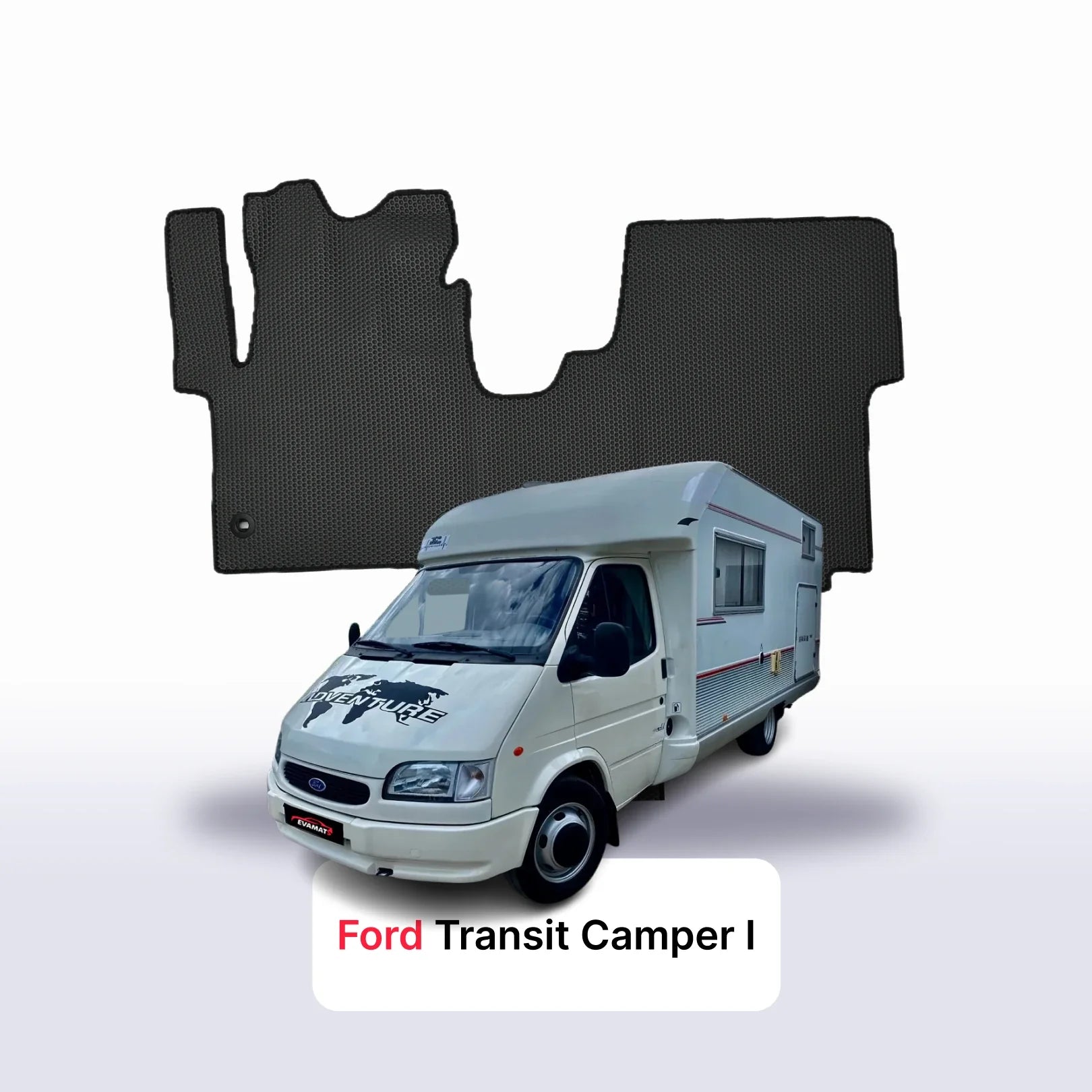 Autokoberce EVAMATS pro Ford Transit Camper 1 gen 1986-2003 r. KAMPER