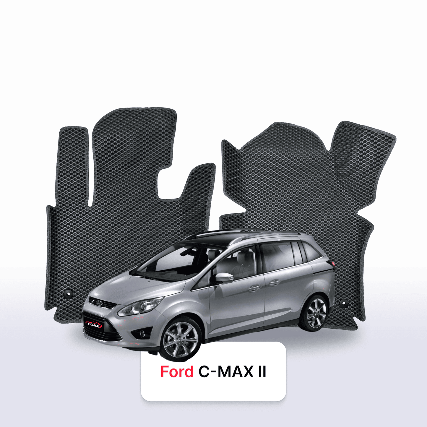 Autokoberce EVAMATS pro Ford C-MAX 2 gen 2010-2019 r. MINIVAN