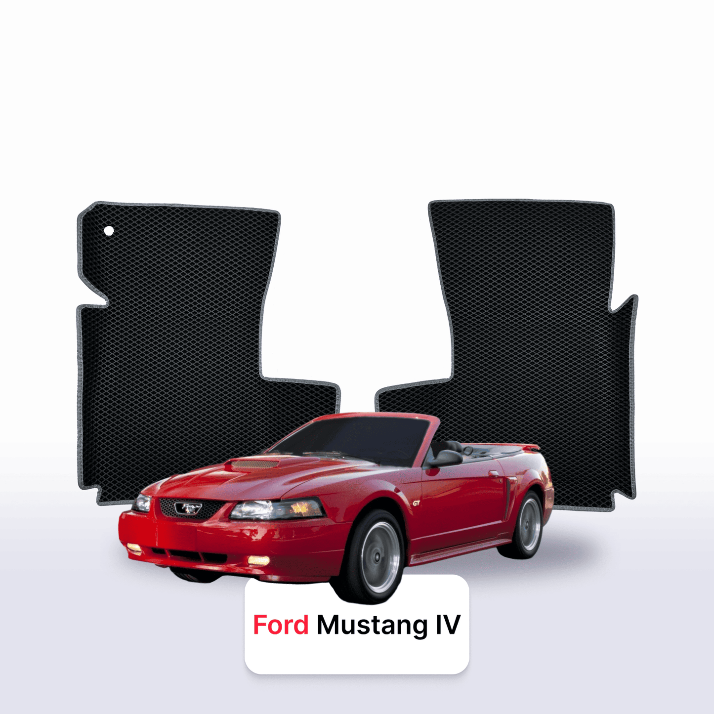 Autokoberce EVA pro Ford Mustang 4 gen 1993-2004 r. KABRIOLET