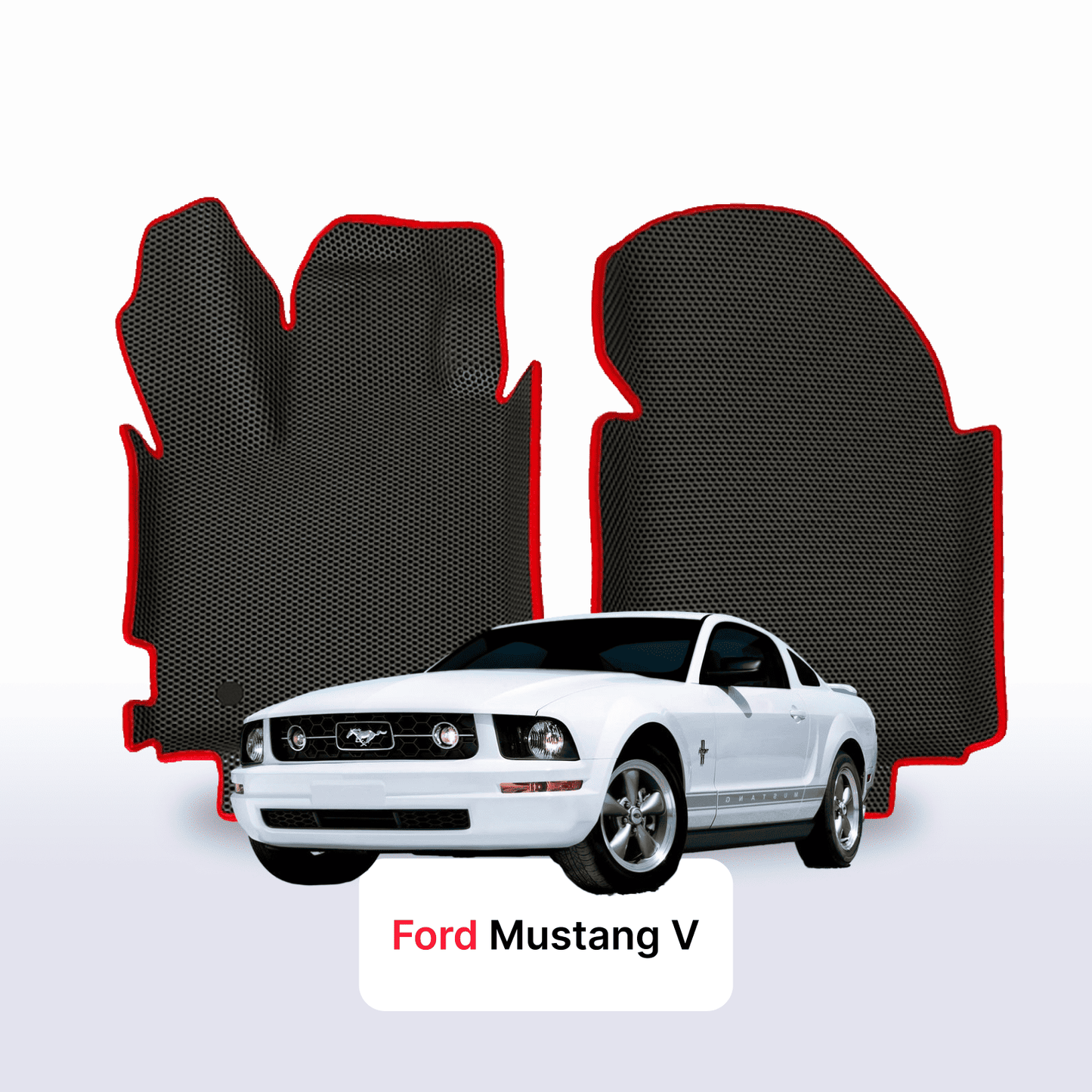 Autokoberce EVA pro Ford Mustang 5 gen 2004-2014 r. KUPÉ