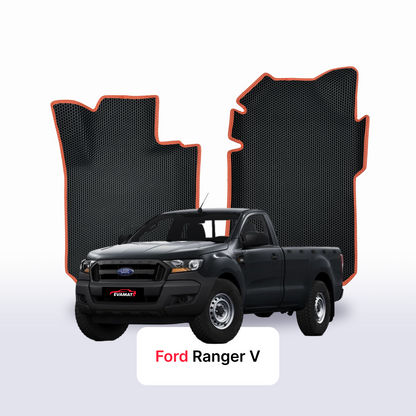 Autokoberce EVAMATS pro Ford Ranger 5 gen 2011-2022 rok PICK-UP jednokabinová (po faceliftu)