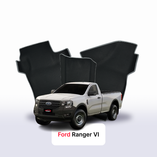 Autokoberce EVAMATS pro Ford Ranger 6 gen 2022-2025 rok PICK-UP jednokabinová