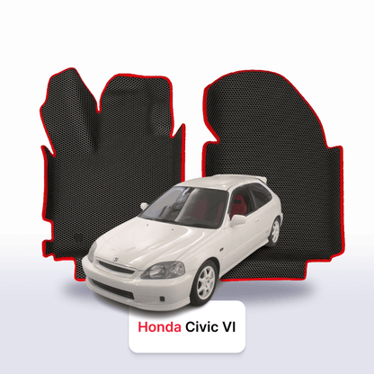 Autokoberce EVAMATS pro Honda Civic 6 gen 1995-2001 rok HATCHBACK 3dv.