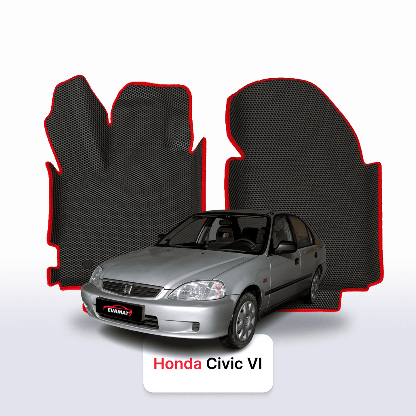 Autokoberce EVAMATS pro Honda Civic 6 gen 1995-2001 rok SEDAN