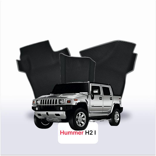 Autokoberce EVAMATS pro Hummer H2 1 gen 2002-2009 rok PICK-UP dvoukabina