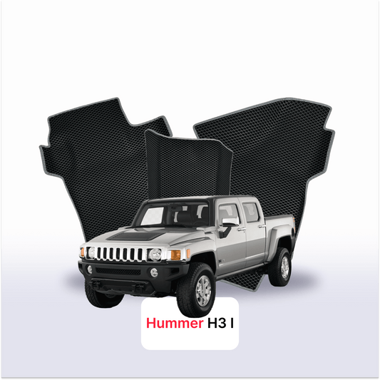 Autokoberce EVAMATS pro Hummer H3 1 gen 2005-2010 rok PICK-UP dvoukabina