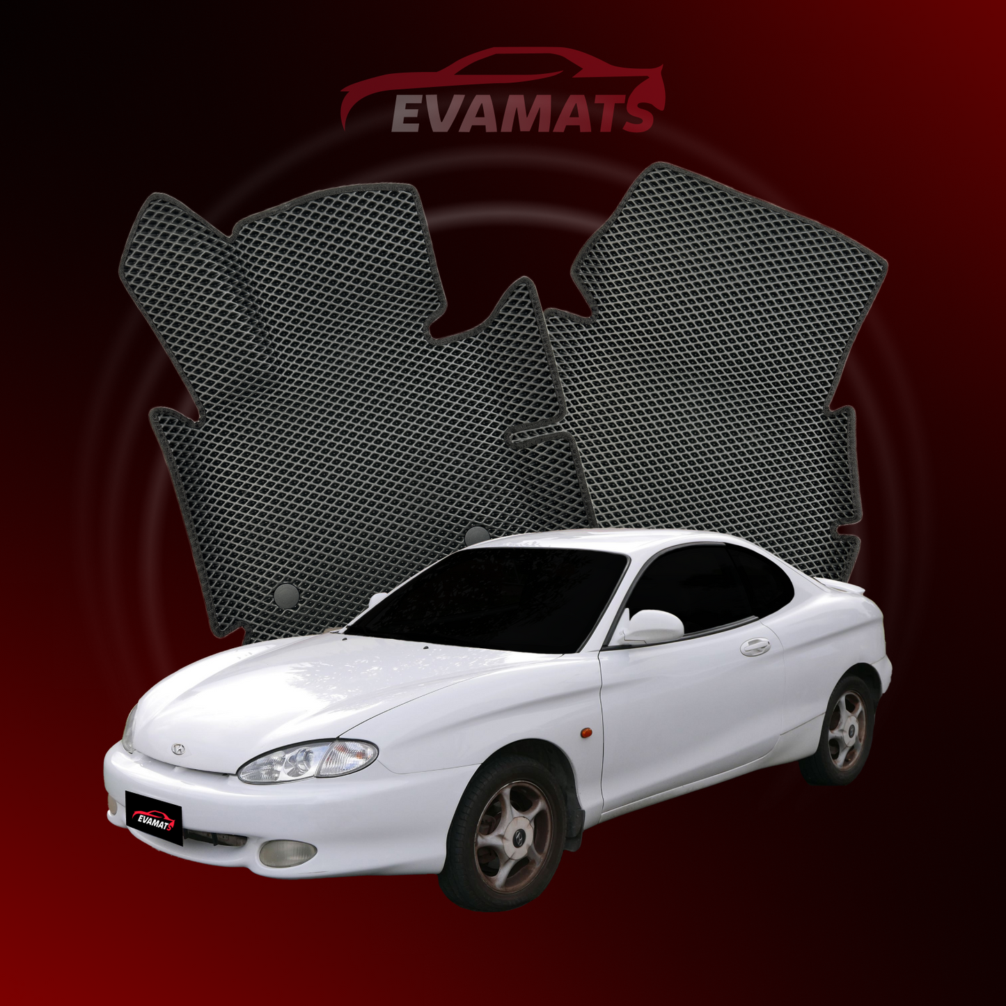Autokoberce EVAMATS pro Hyundai Coupe(Tuscani) 1 gen 1996-2001 rok COUPE
