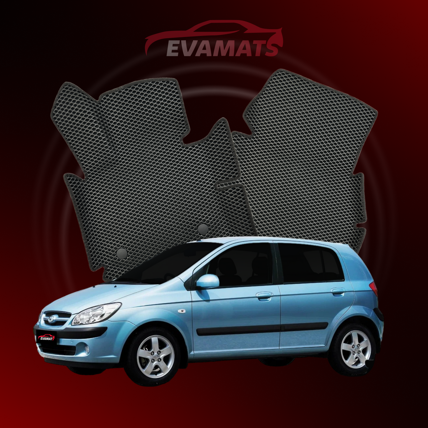 Autokoberce EVAMATS pro Hyundai Getz 1 gen 2002-2011 rok HATCHBACK 5dv.