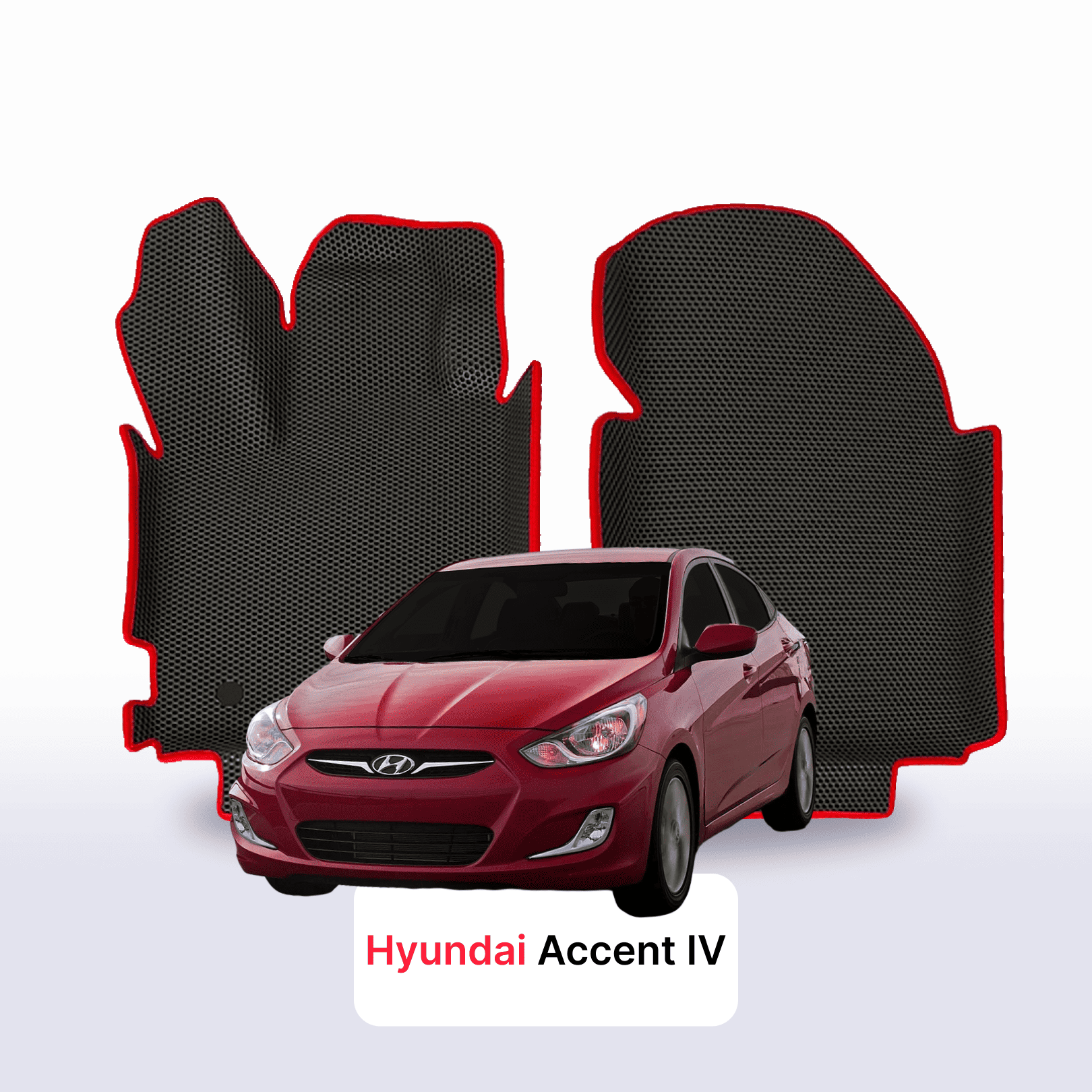 Autokoberce EVA pro Hyundai Accent 4 gen 2010-2017 r. SEDAN